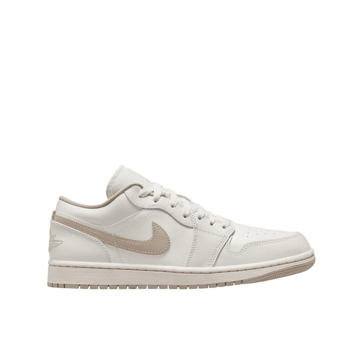 Nike AIR JORDAN 1 LOW WOMEN'S BASKETBALL SHOES - SAIL/RATTAN-PALE IVORY