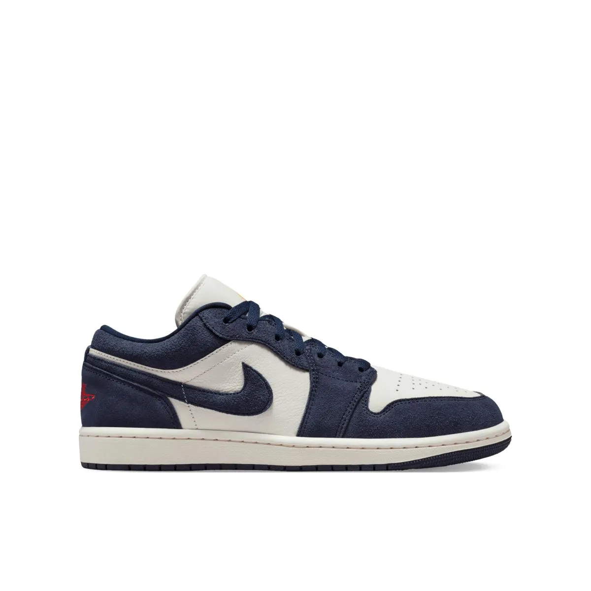 Nike AIR JORDAN 1 LOW SE MEN'S BASKETBALL SHOES - OBSIDIAN/OBSIDIAN-UNIVERSITY GOLD